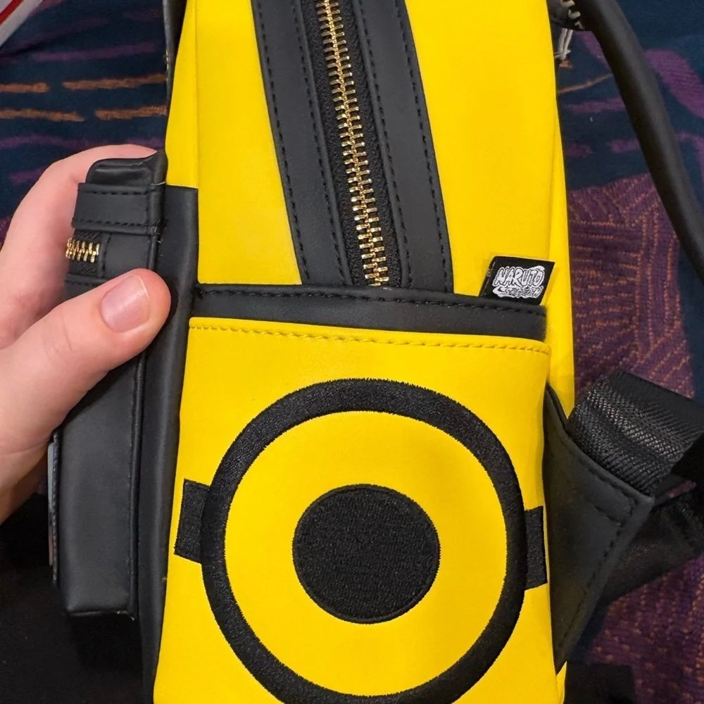 Loungefly Anime Character Yellow and Black Backpack